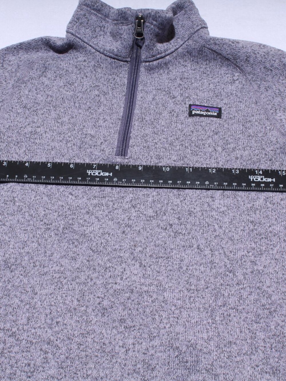 Girls Patagonia Worn Wear Better Sweater 1/4-Zip Long Sleeve Top Size XL 14 - Picture 4 of 10